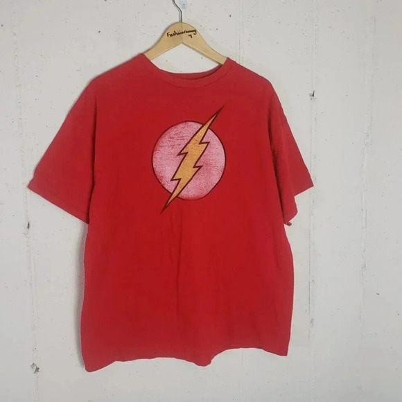 DC COMICS XL red Flash T-shirt‎ - Picture 2 of 4
